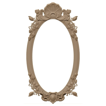 Mirror Frame 3d Obj File Free Download A000375