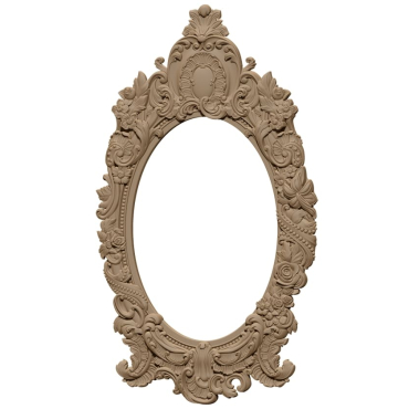 Mirror Frame Decorative Design Stl 3d Model Free Download A000401