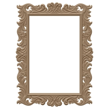 Mirror Frame Design Stl File For Cnc Carving A000414