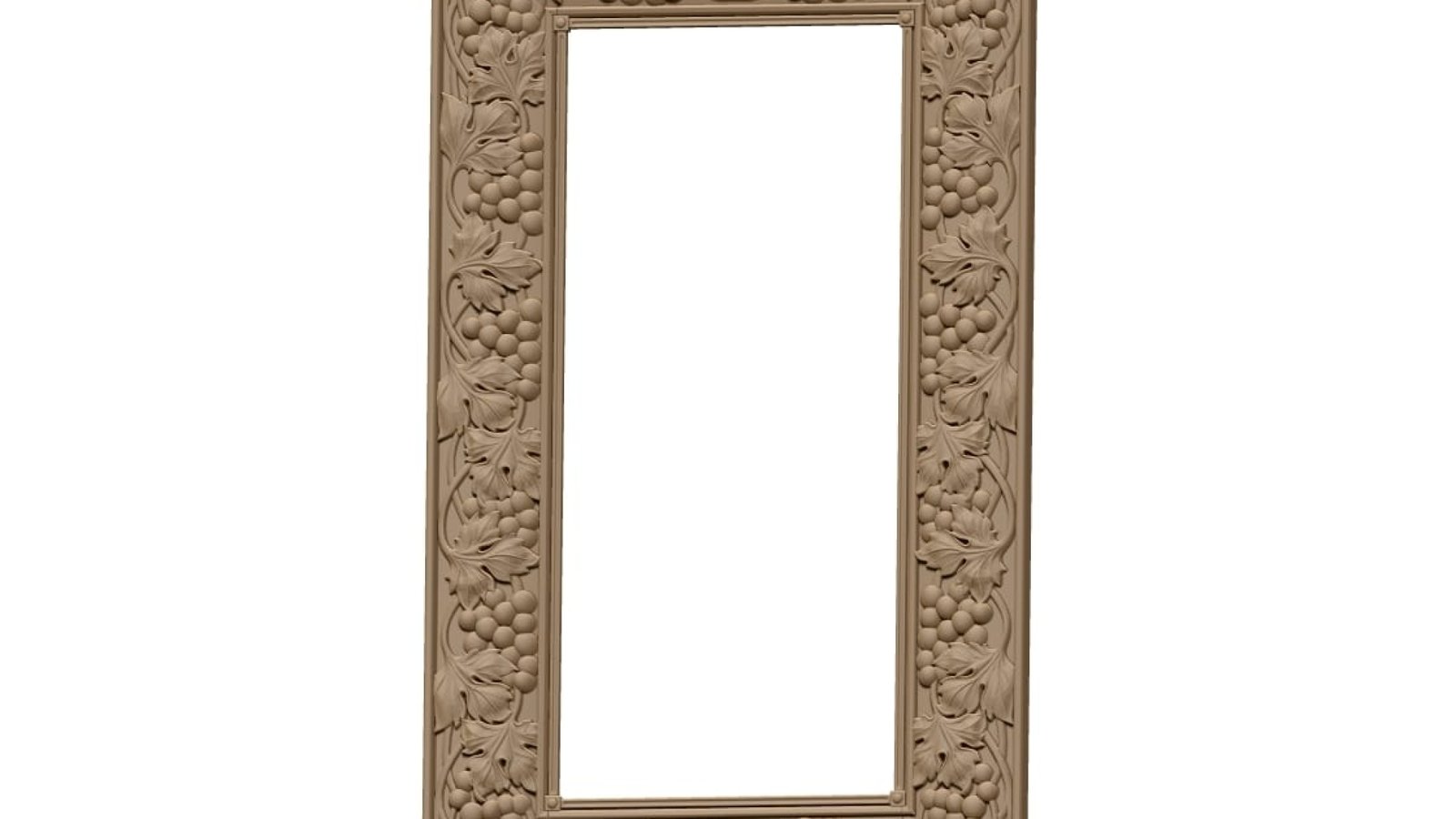 Mirror Frame Design Stl File For Cnc Carving Free Download A000417