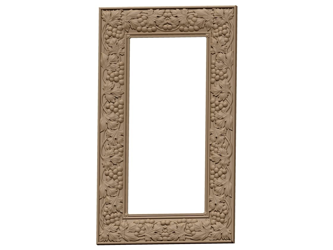 Mirror Frame Design Stl File For Cnc Carving Free Download A000417