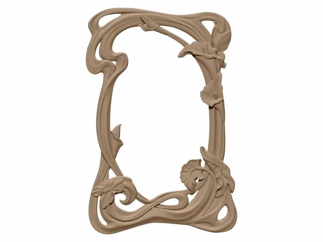 Mirror Frame Design Stl File A000387