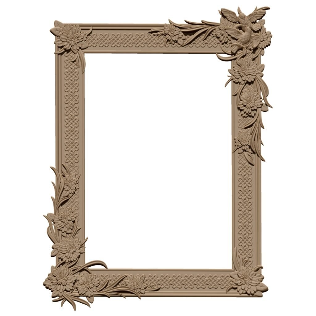 Mirror Frame 3d Model Stl File Free Download A000390