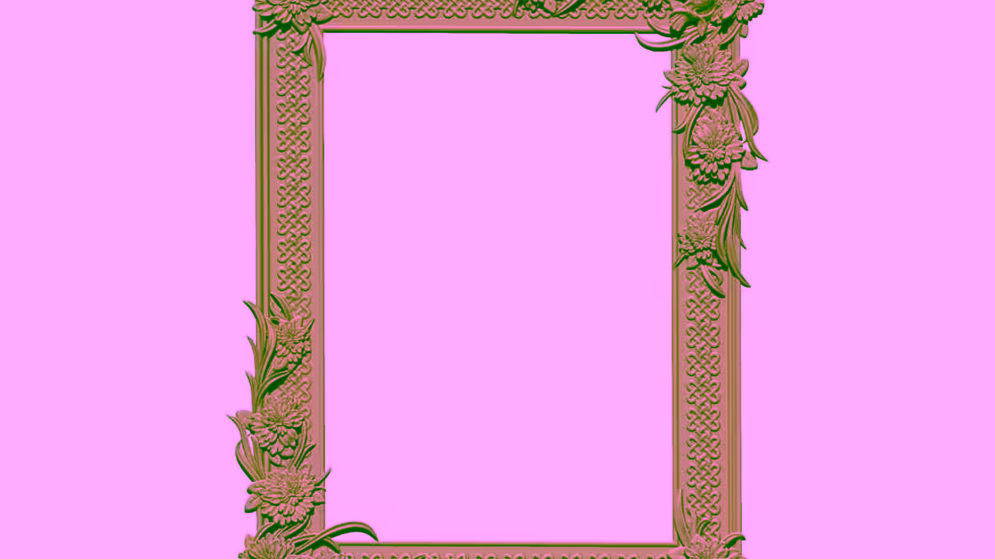 Mirror Frame 3d Model Stl File Free Download A000390