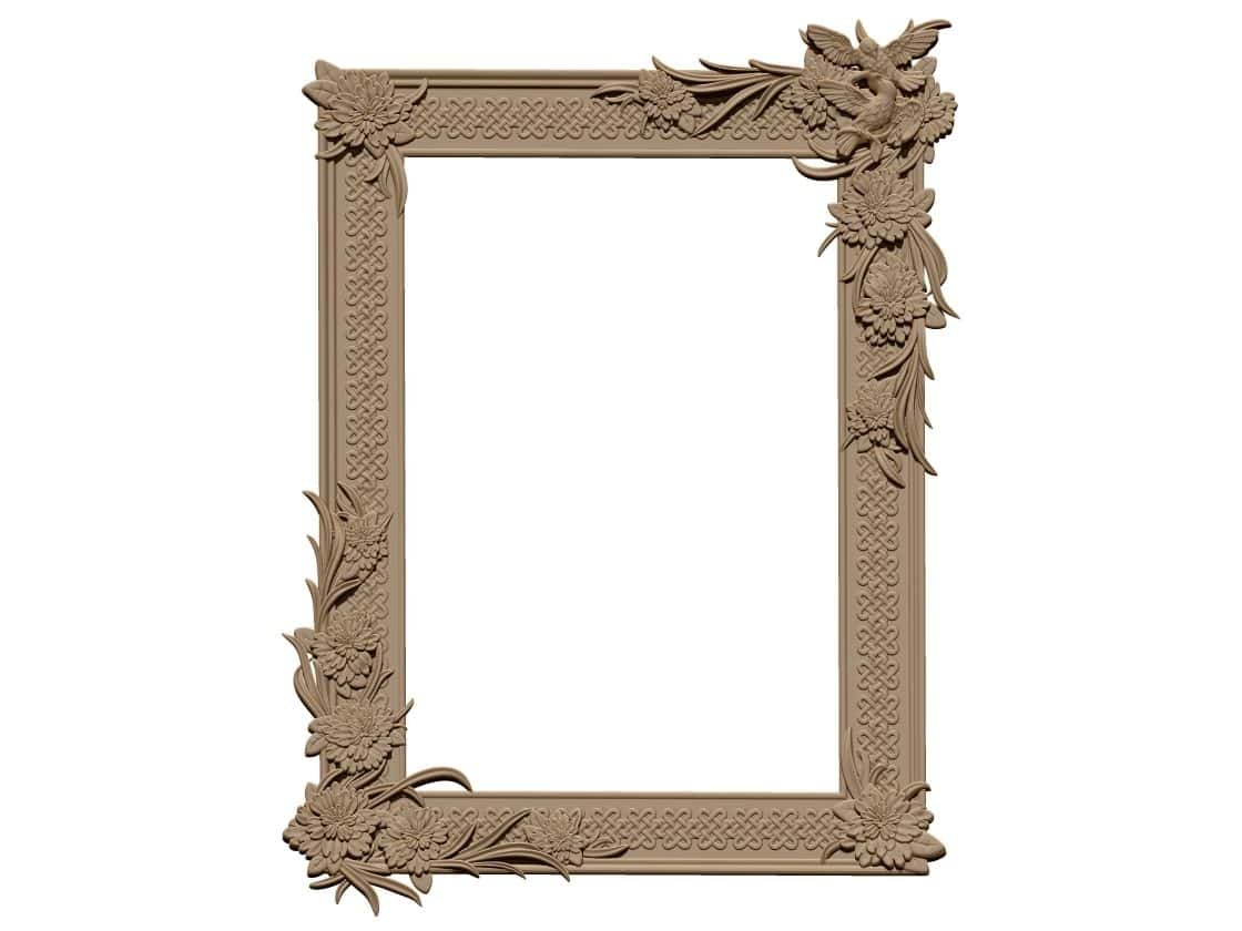 Mirror Frame 3d Model Stl File Free Download A000390