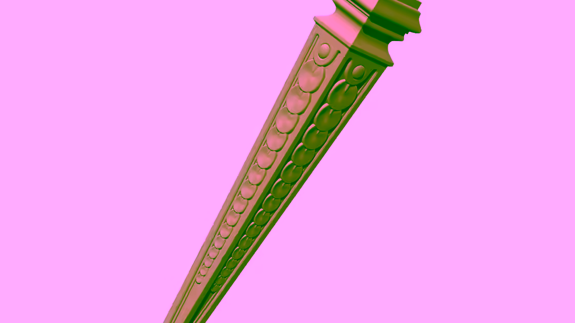 Table Leg Design For Cnc Router Stl File Free Download A000370