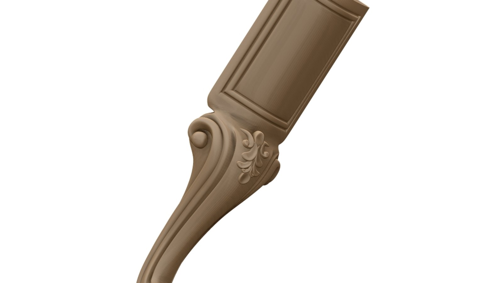 Table Leg Design For Woodcarving Stl File Free Download A000367