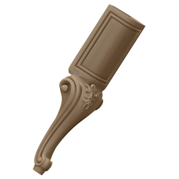 Table Leg Design For Woodcarving Stl File Free Download A000367