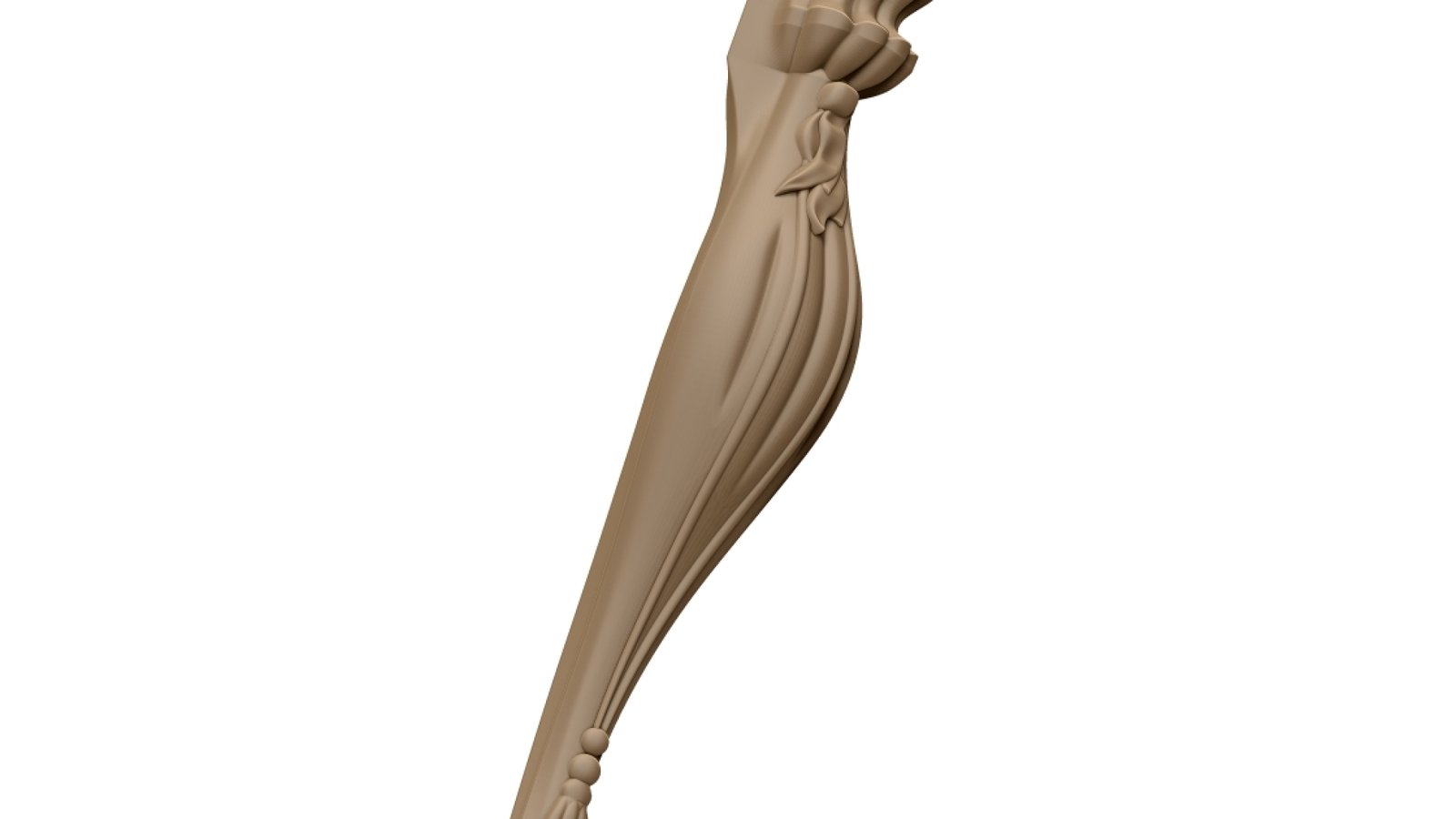 Table Leg Design For Woodcarving Stl File Free Download A000369