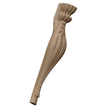 Table Leg Design For Woodcarving Stl File Free Download A000369