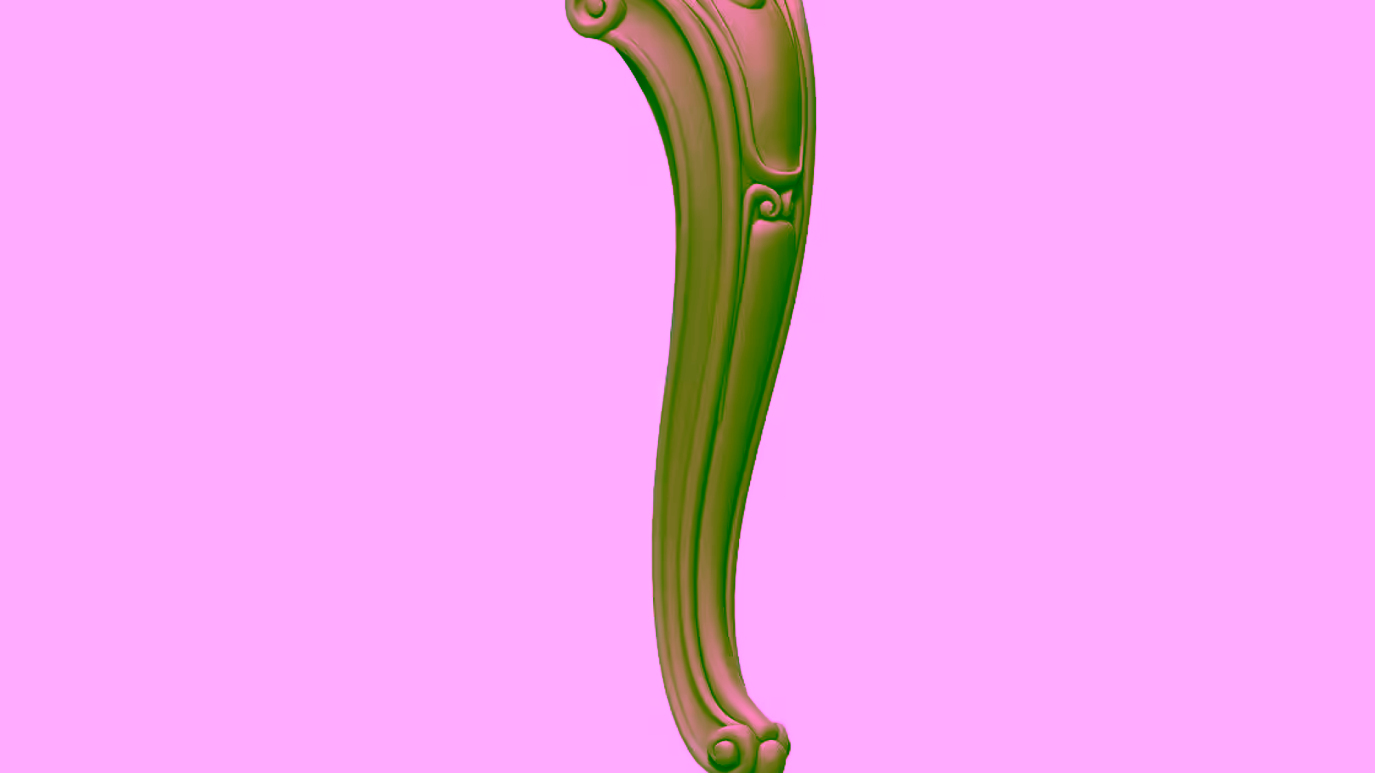 Table Leg Design Stl File Free Download A000358