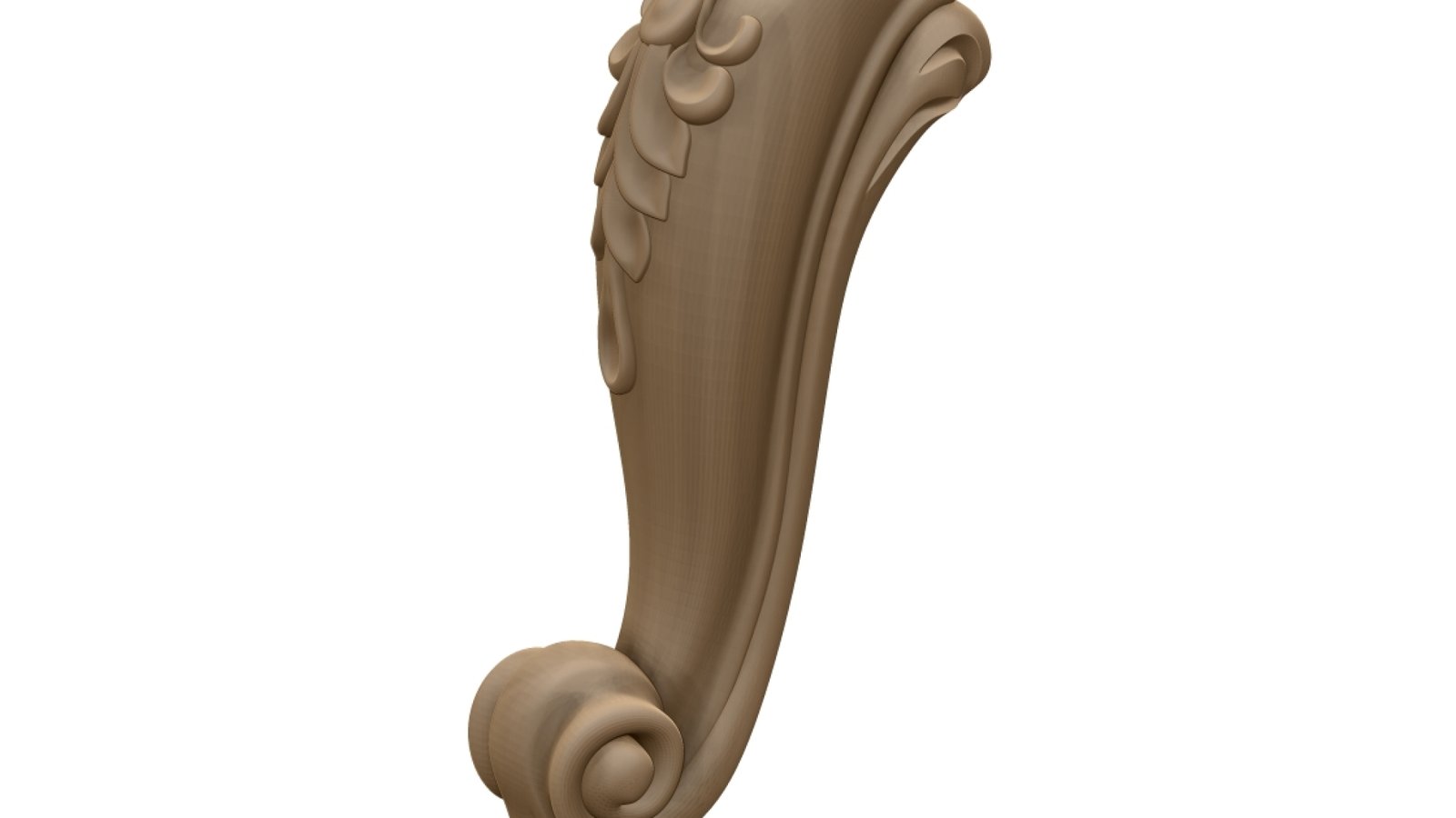 Table Leg Design For Woodcarving Stl File Free Download A000373