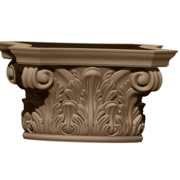 Top Of Column Design 3d Stl File Free Download A000363