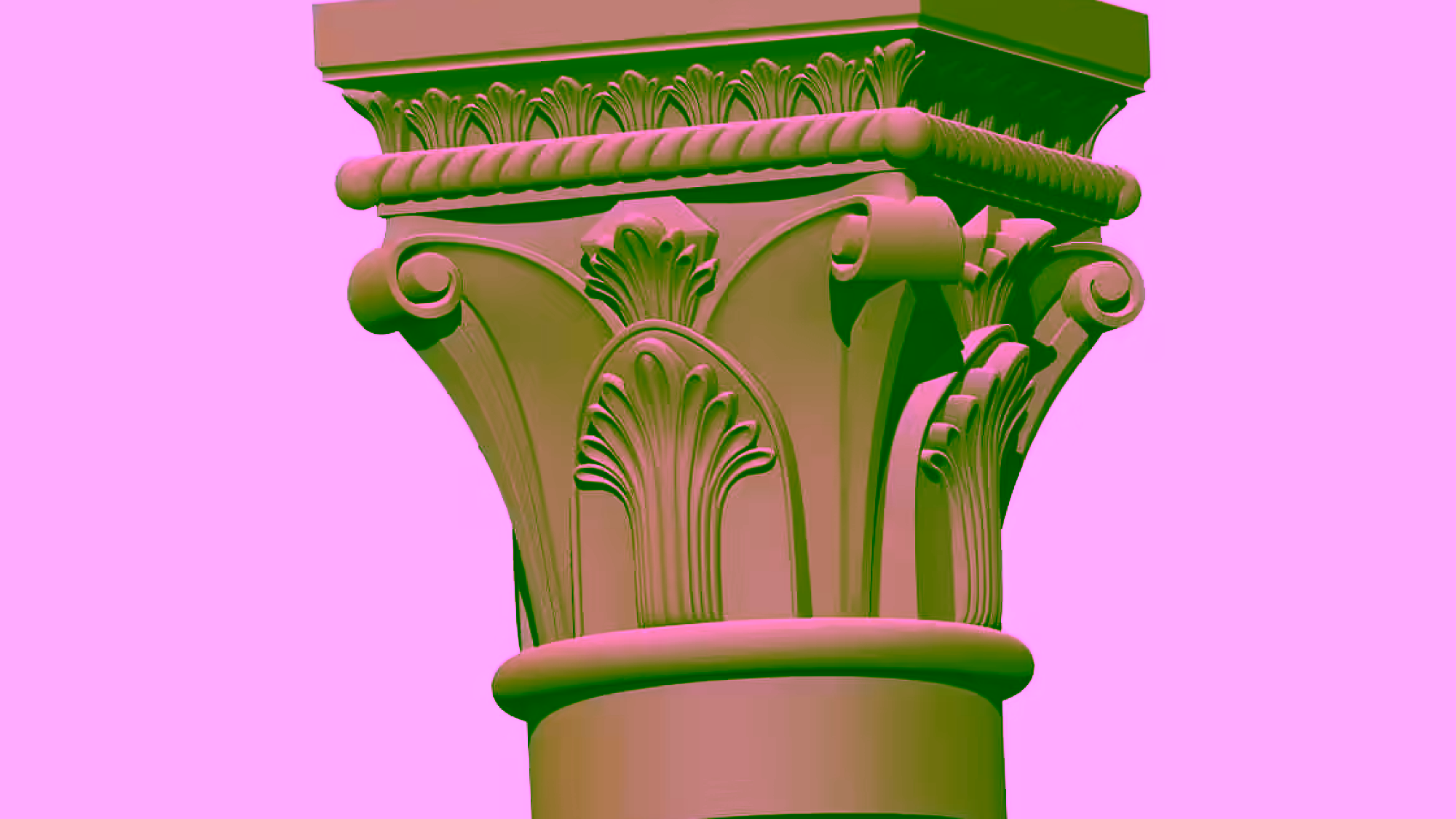 Top Of The Column 3d Model Stl File Free Download A000364