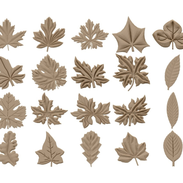 20 Leaf Design package 3D Model STL file Free Download A000504