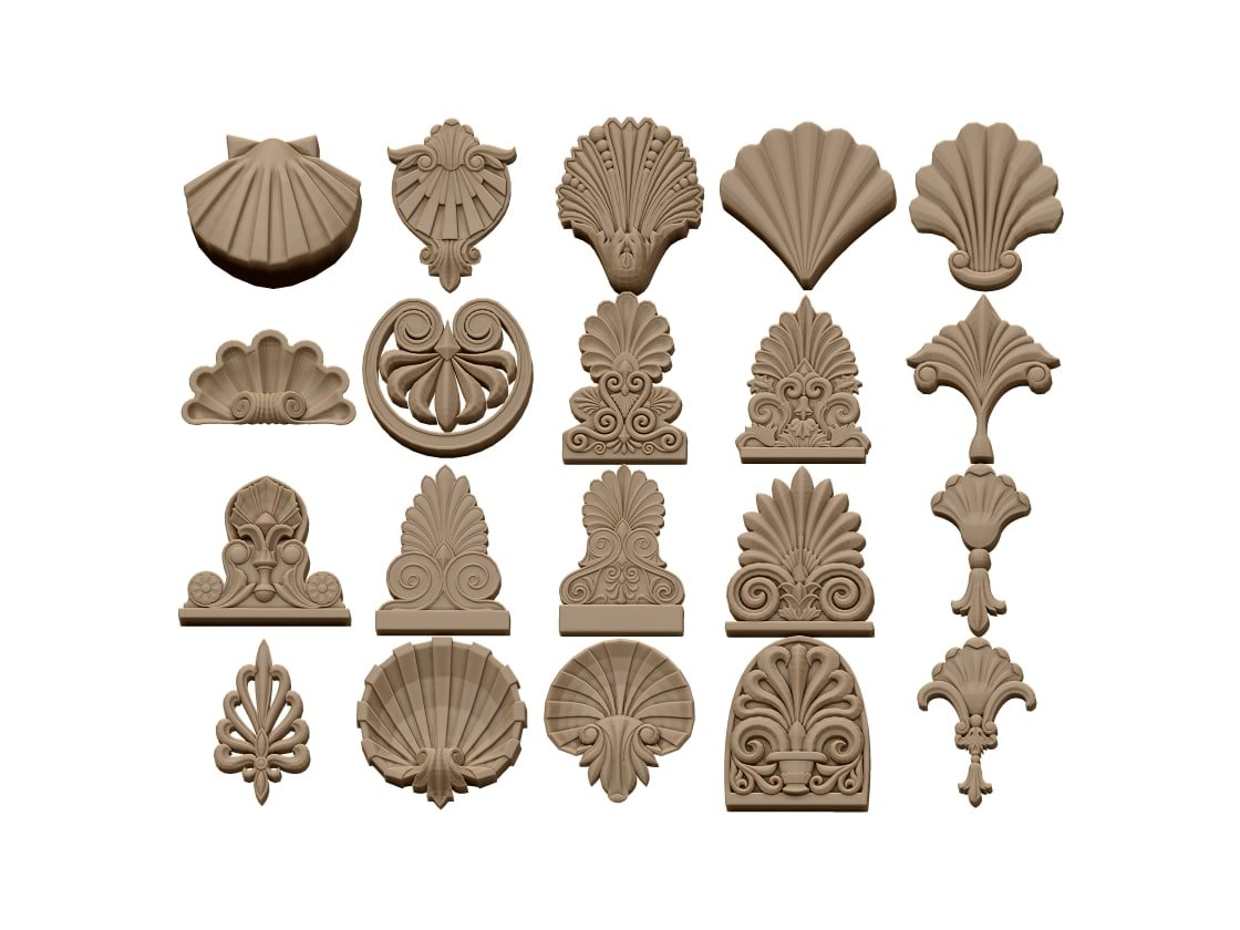 20 Pattern Design Package 3d Model Stl File Free Download A000503