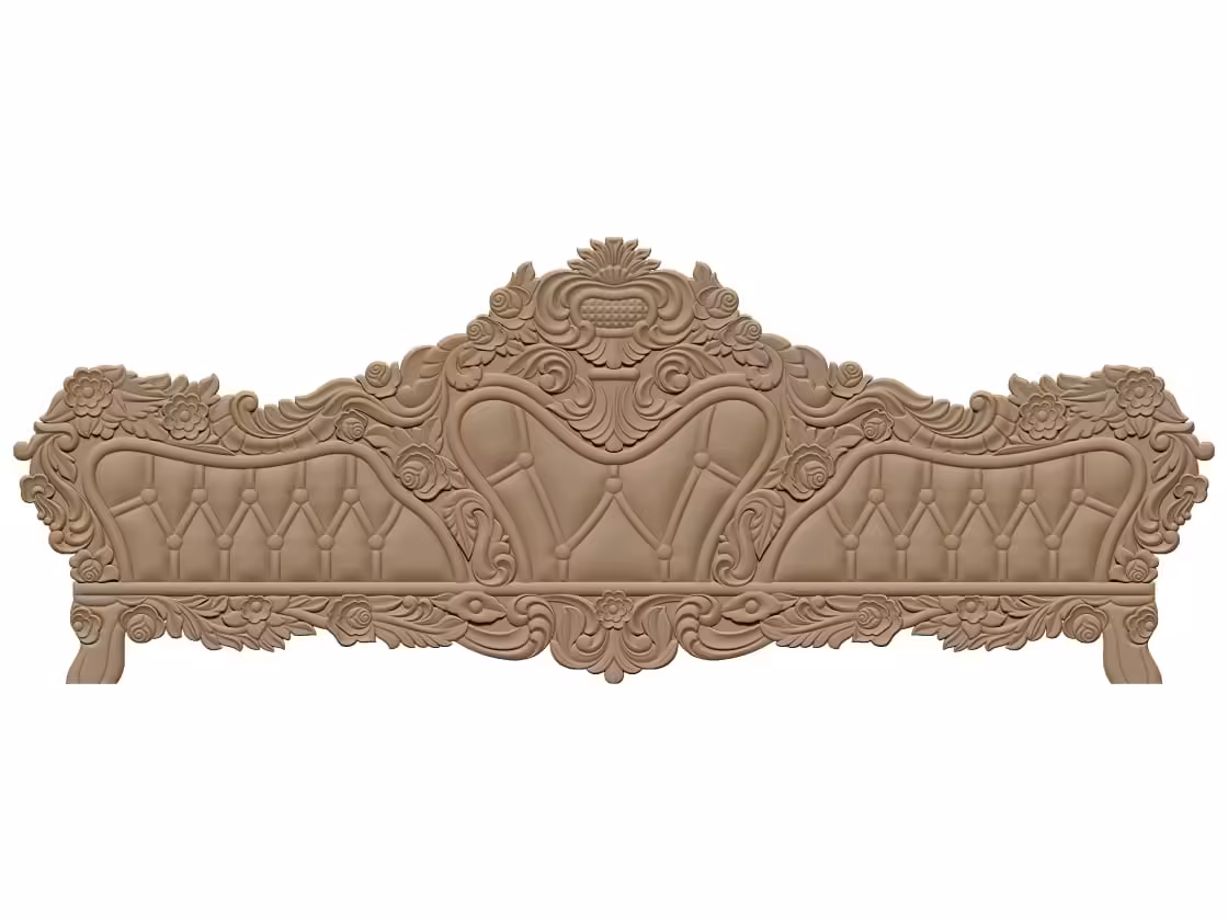 3d Bed Design Model Stl File Download A000419