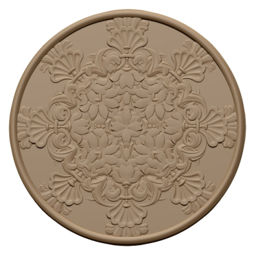 3d Mandala Pattern Stl File Free Download A000492