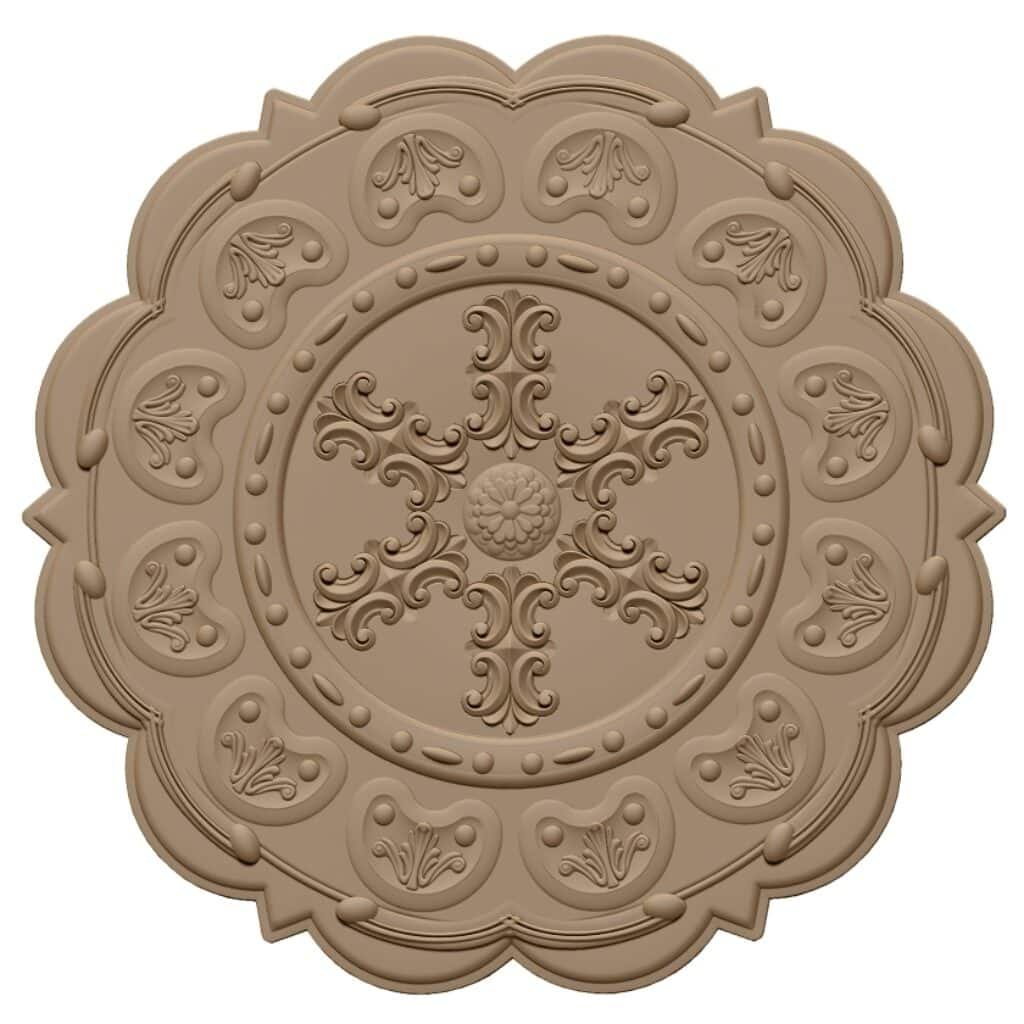 3d Mandala Pattern Stl File Free Download A000494