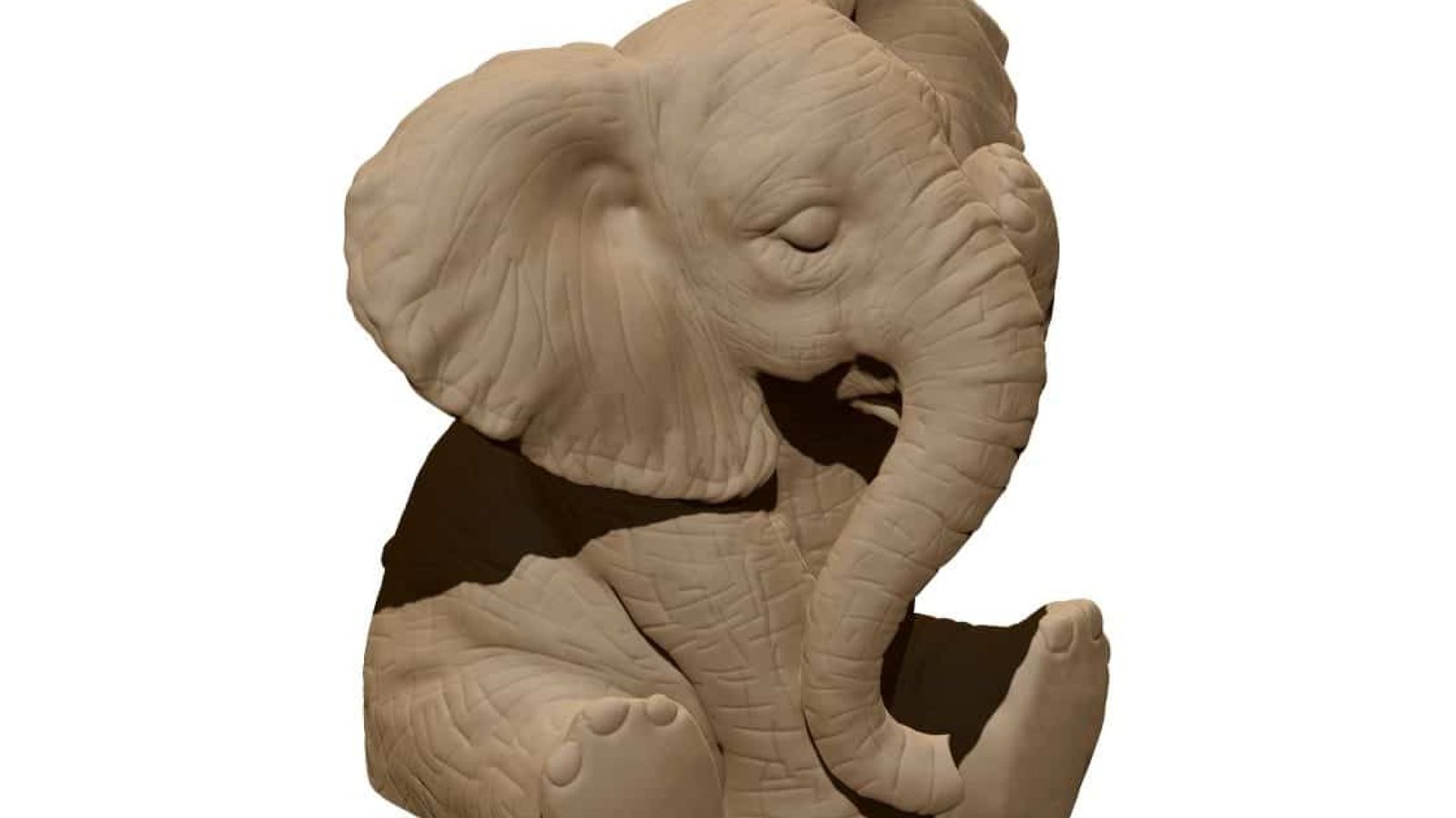 Baby Elephants 3d Model Obj File A000466