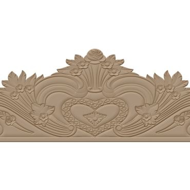 Bed Design 3d Model For Wood Carving Stl File Free Download A000430