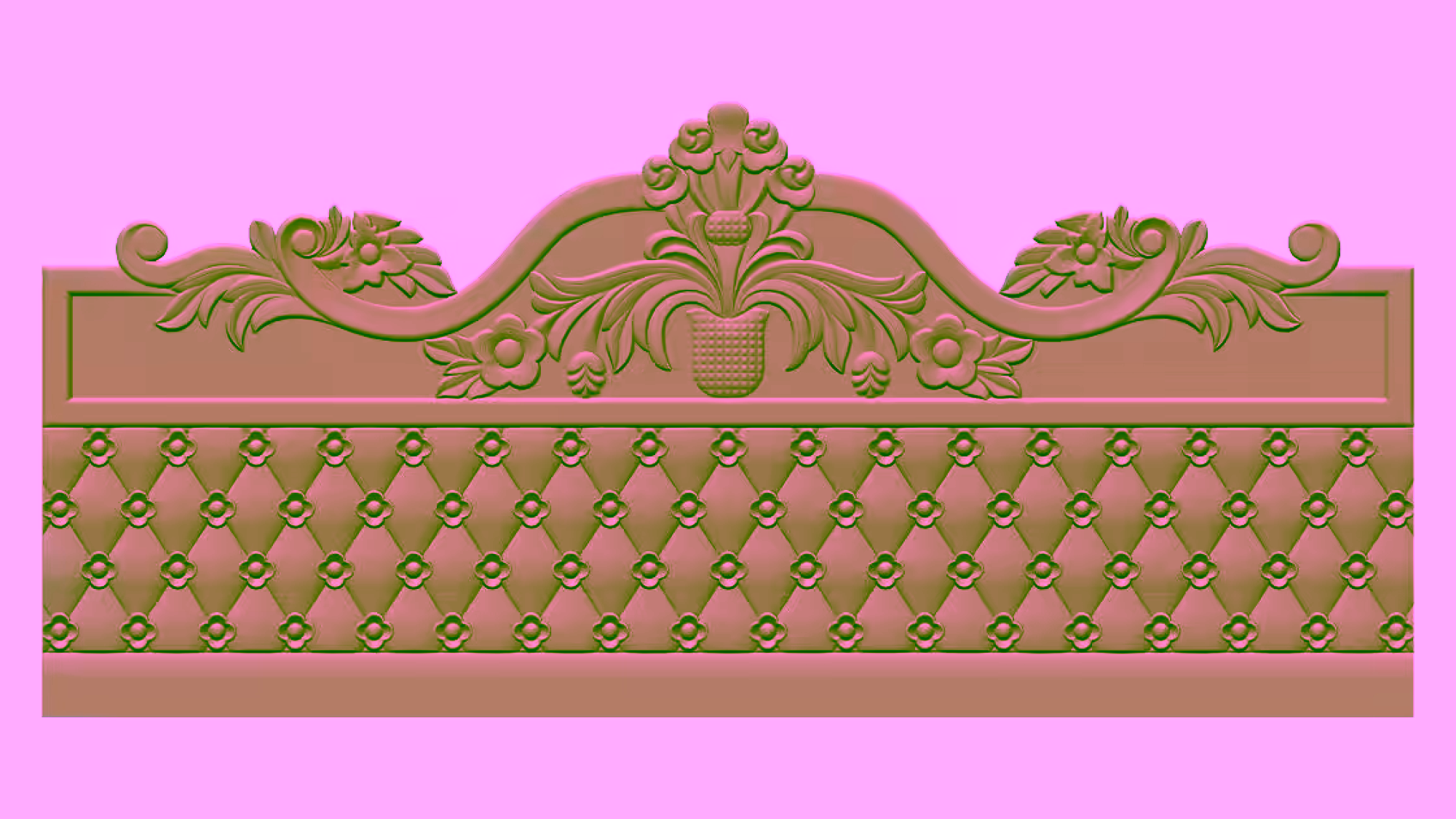 Bed Design Model Stl File Free Download A000426