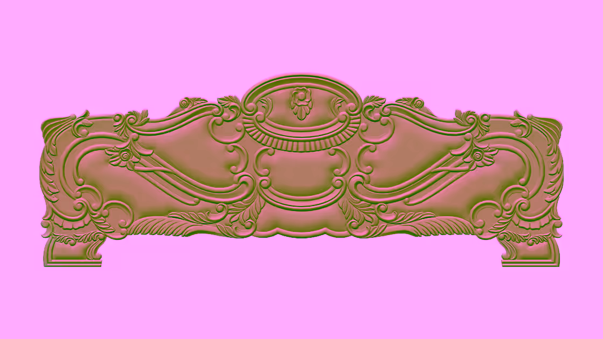 Bed Design Stl Model For Cnc Carving Free Download A0004021
