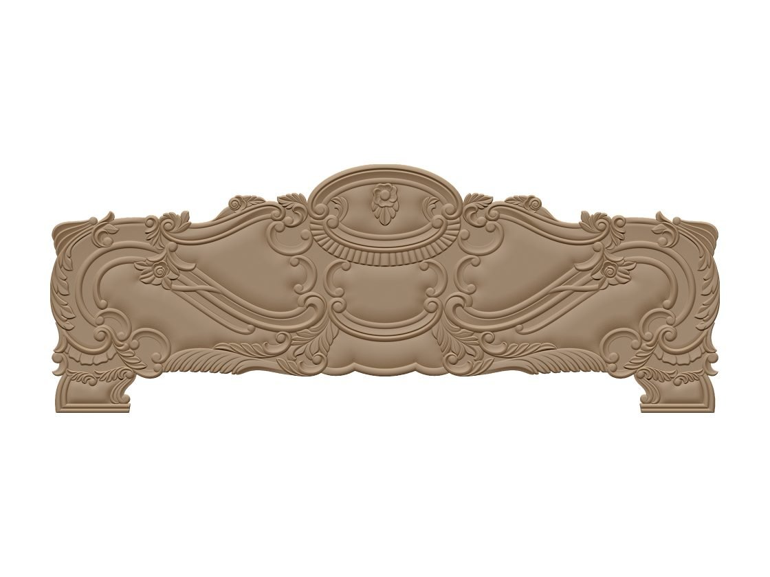 Bed Design Stl Model For Cnc Carving Free Download A0004021