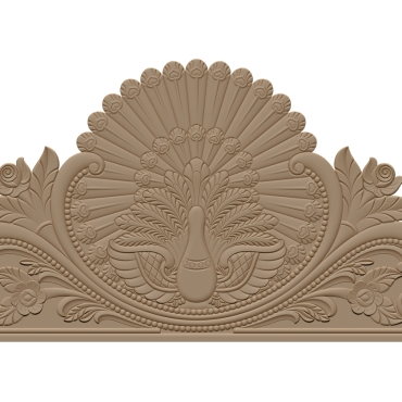 Bed Design For Wood Carving Stl File Free Download A000444
