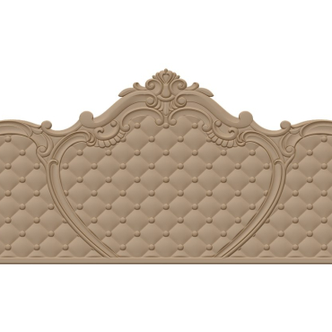 Bed Frame 3d Model For Wood Carving Stl File A000431