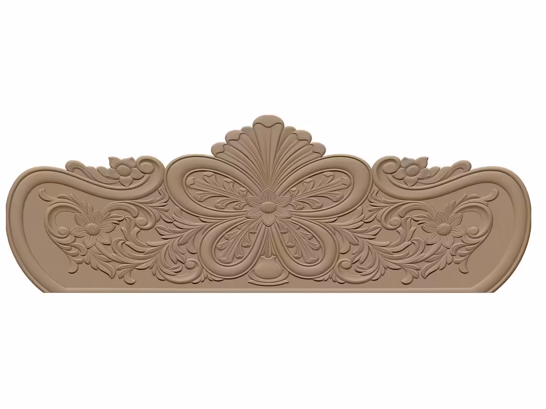 Bed Frame Design For Wood Carving Stl File Free Download A000445