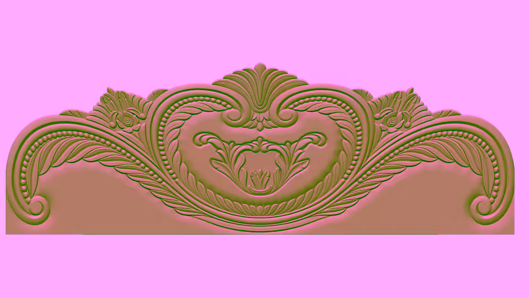 Bed Frame Design For Wood Carving Stl File Free Download A000446