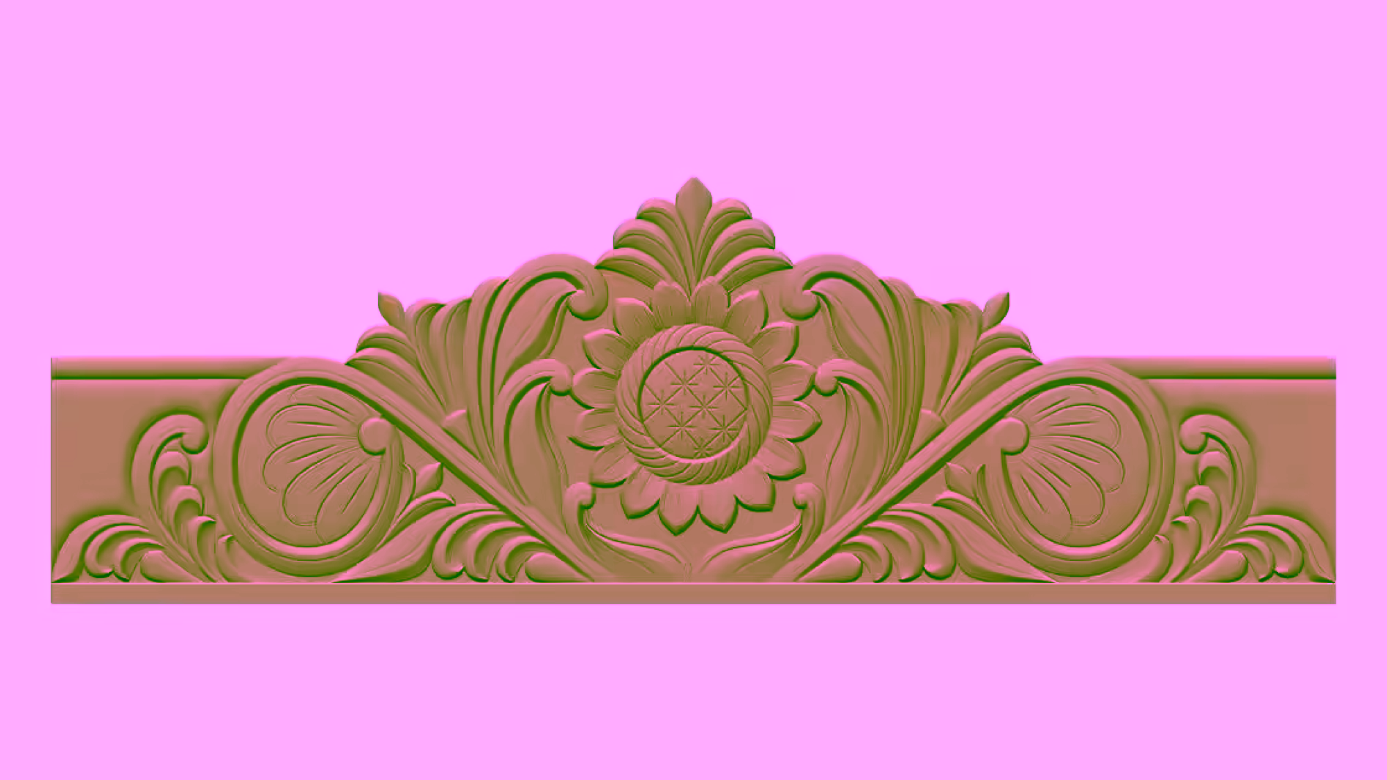 Bed Frame Design for wood carving stl file free download A000447