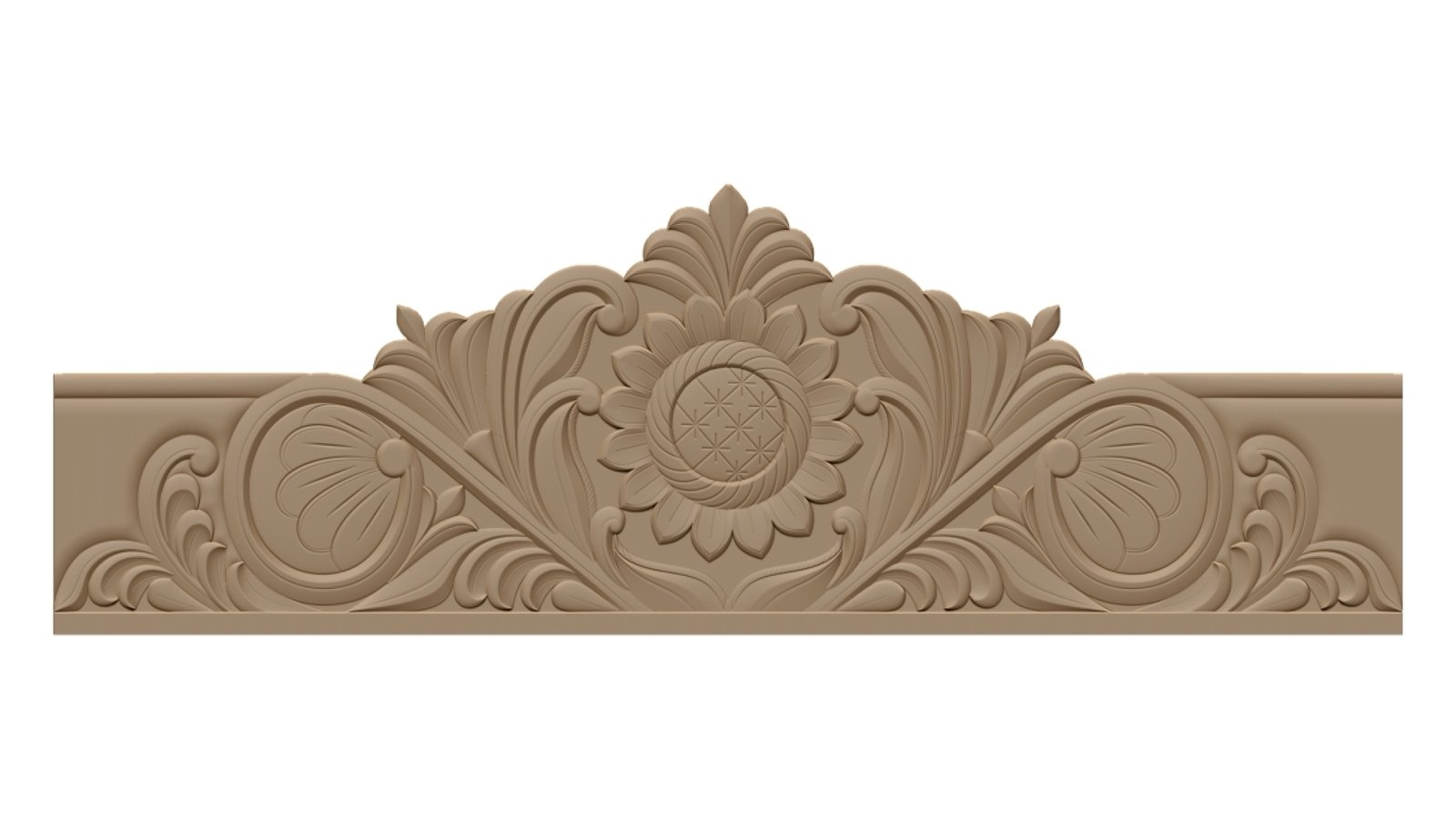 Bed Frame Design for wood carving stl file free download A000447