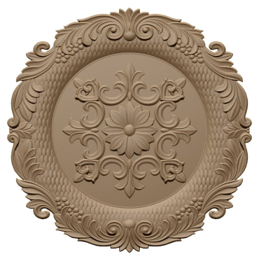 Circle 3d Design For Cnc Carving A000463