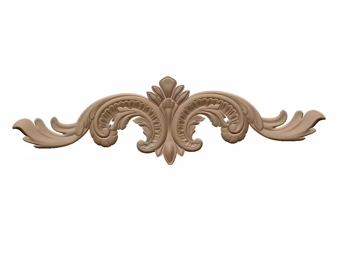 Decor For Wood Carving Stl File Free Download A000456