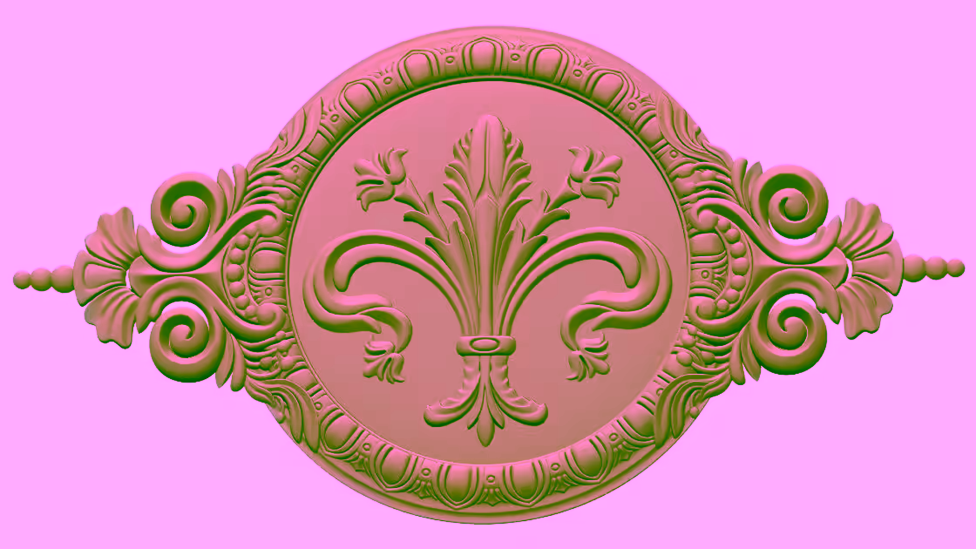 Decorative Design Stl File Free Download A000460