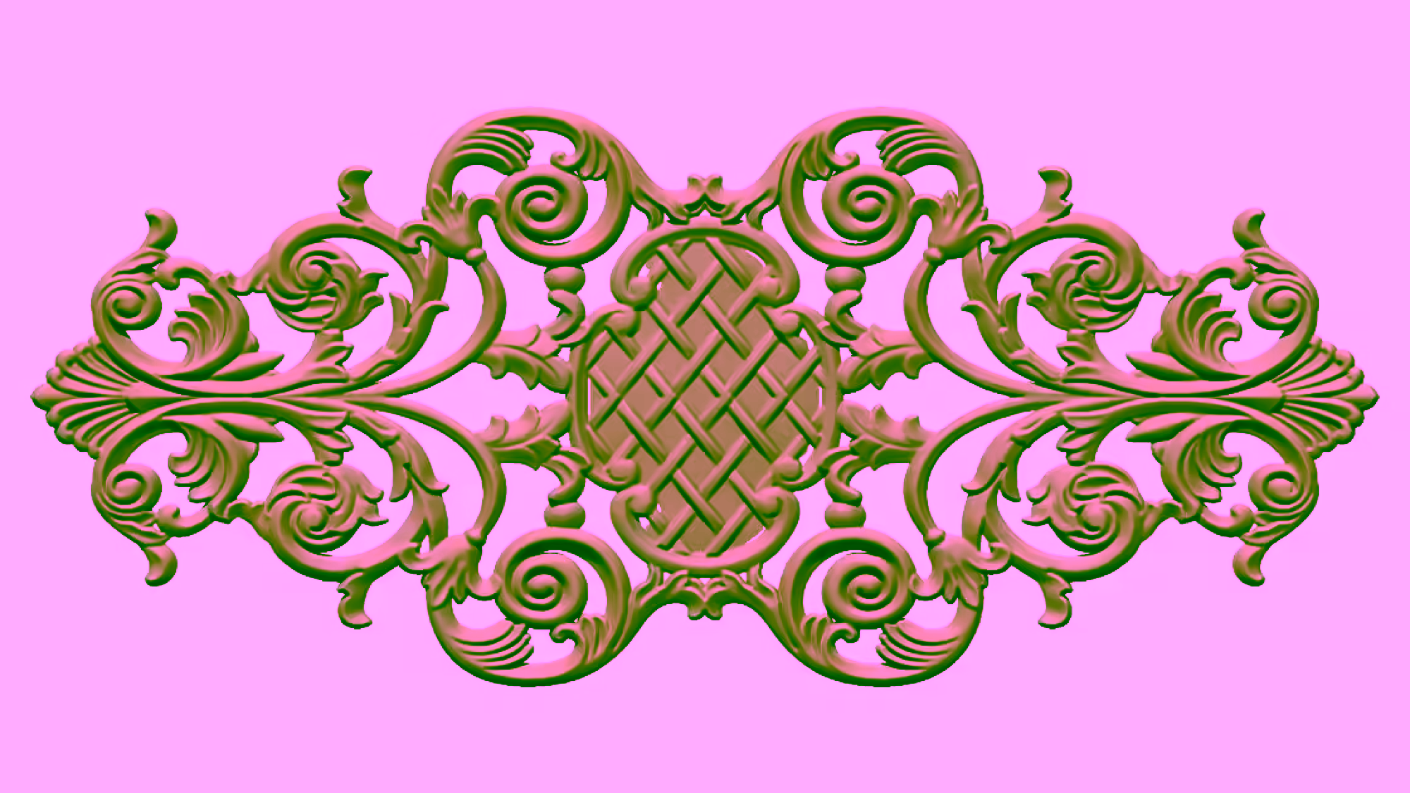 Decorative Design For Wood Carving Stl File Free Download A000448