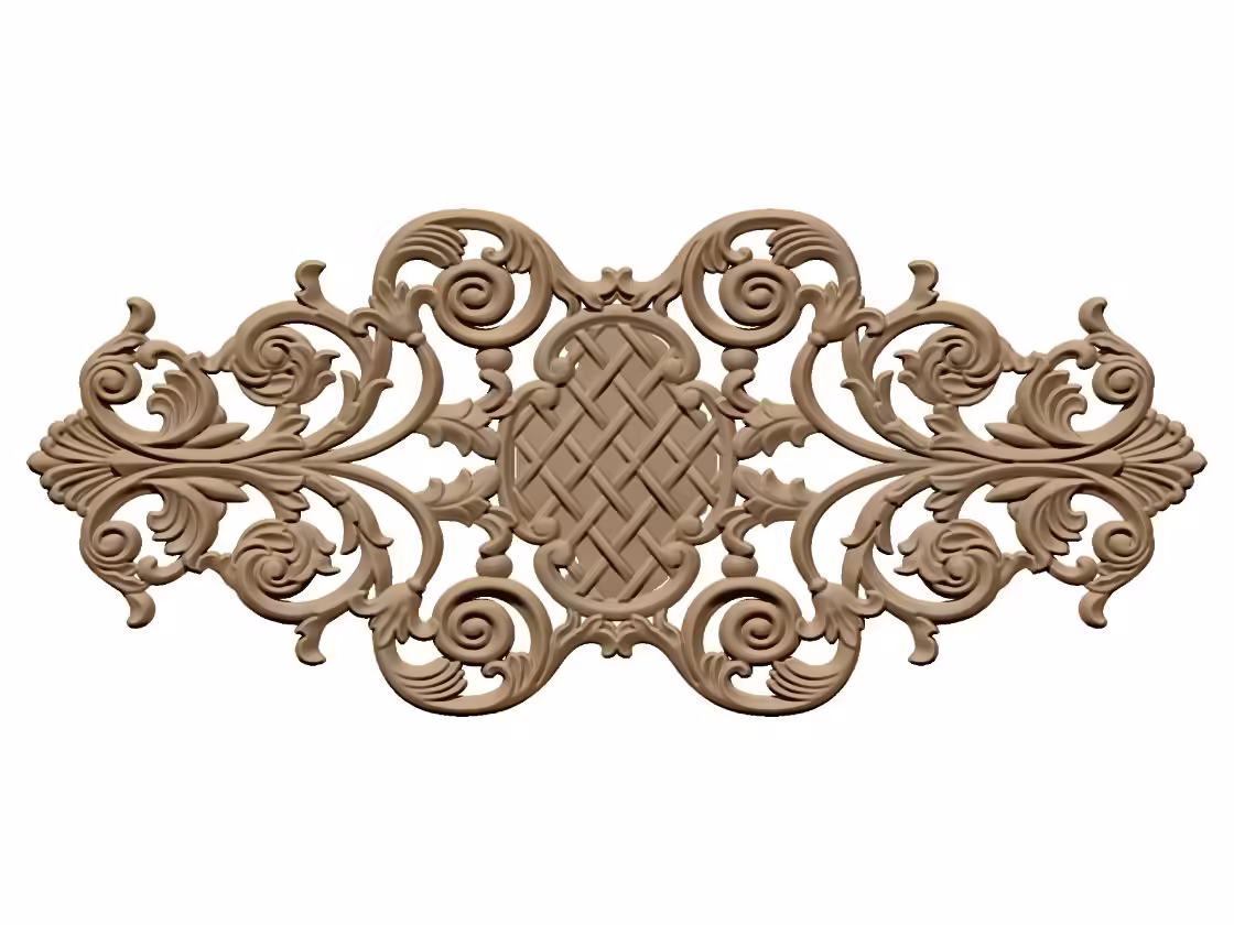 Decorative Design For Wood Carving Stl File Free Download A000448
