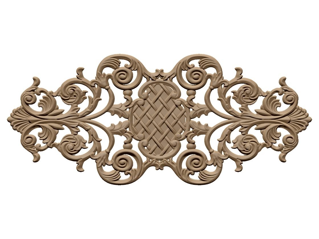 Decorative Design For Wood Carving Stl File Free Download A000448