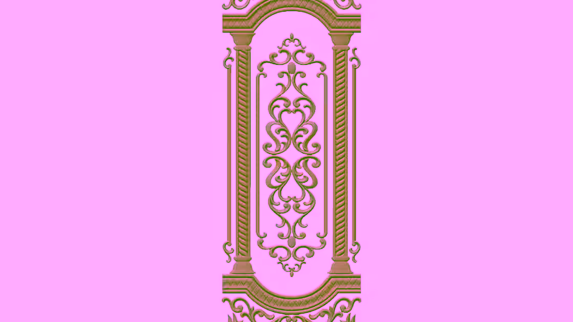Door Frame Design Download STL file A000487