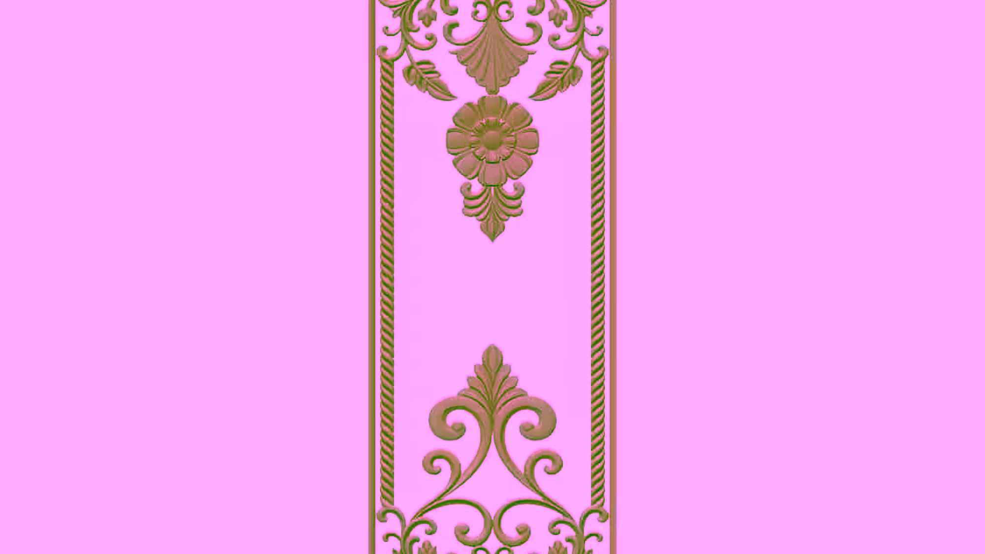 Door Frame Design Stl File A000477