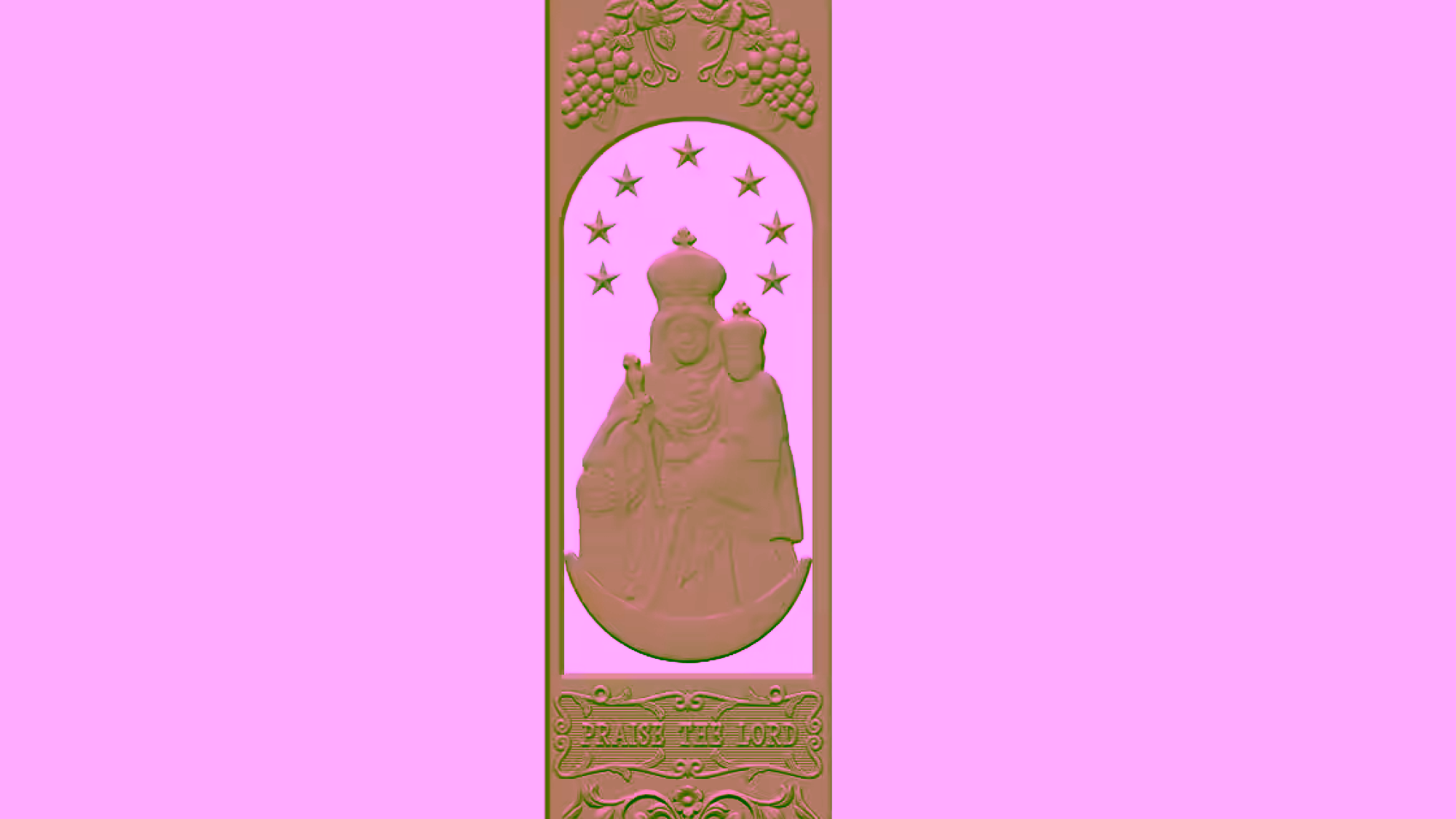Door Frame Design Stl File A000479