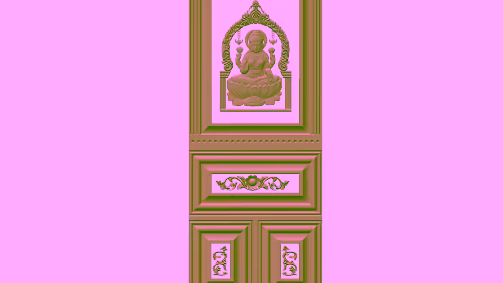 Door Frame Design Stl File A000480