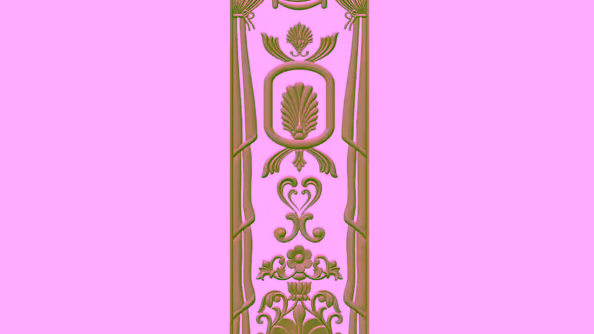 Door Frame Design Stl File A000484