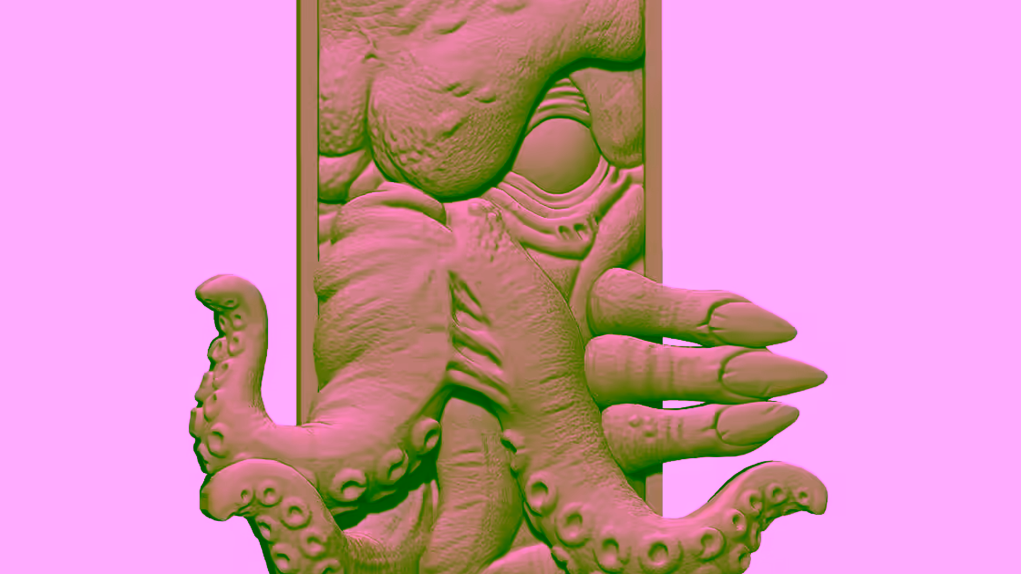 Horror Art 3d Model Stl File Free Download A000497