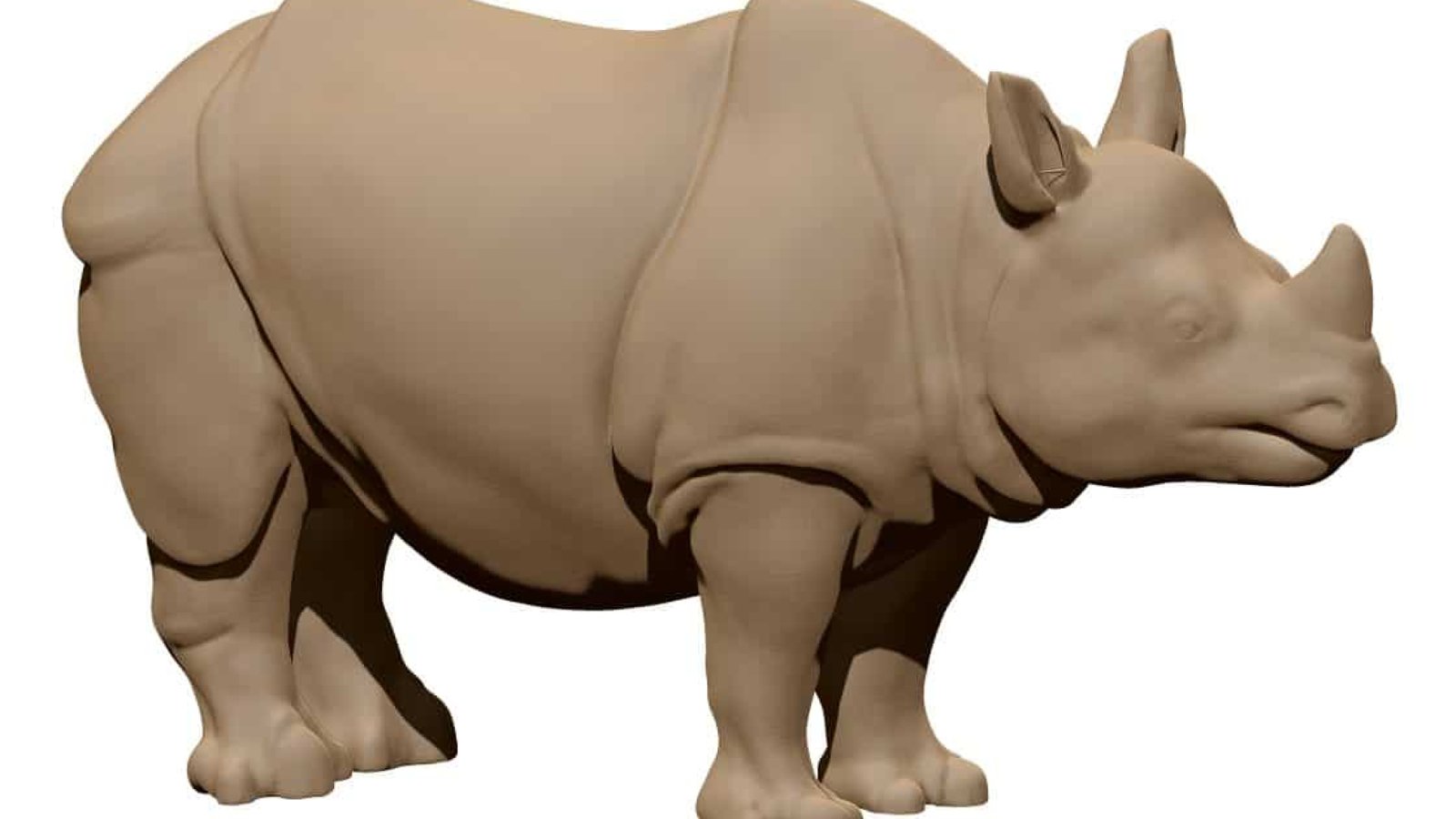 Rhino 3d Model Obj File A000465