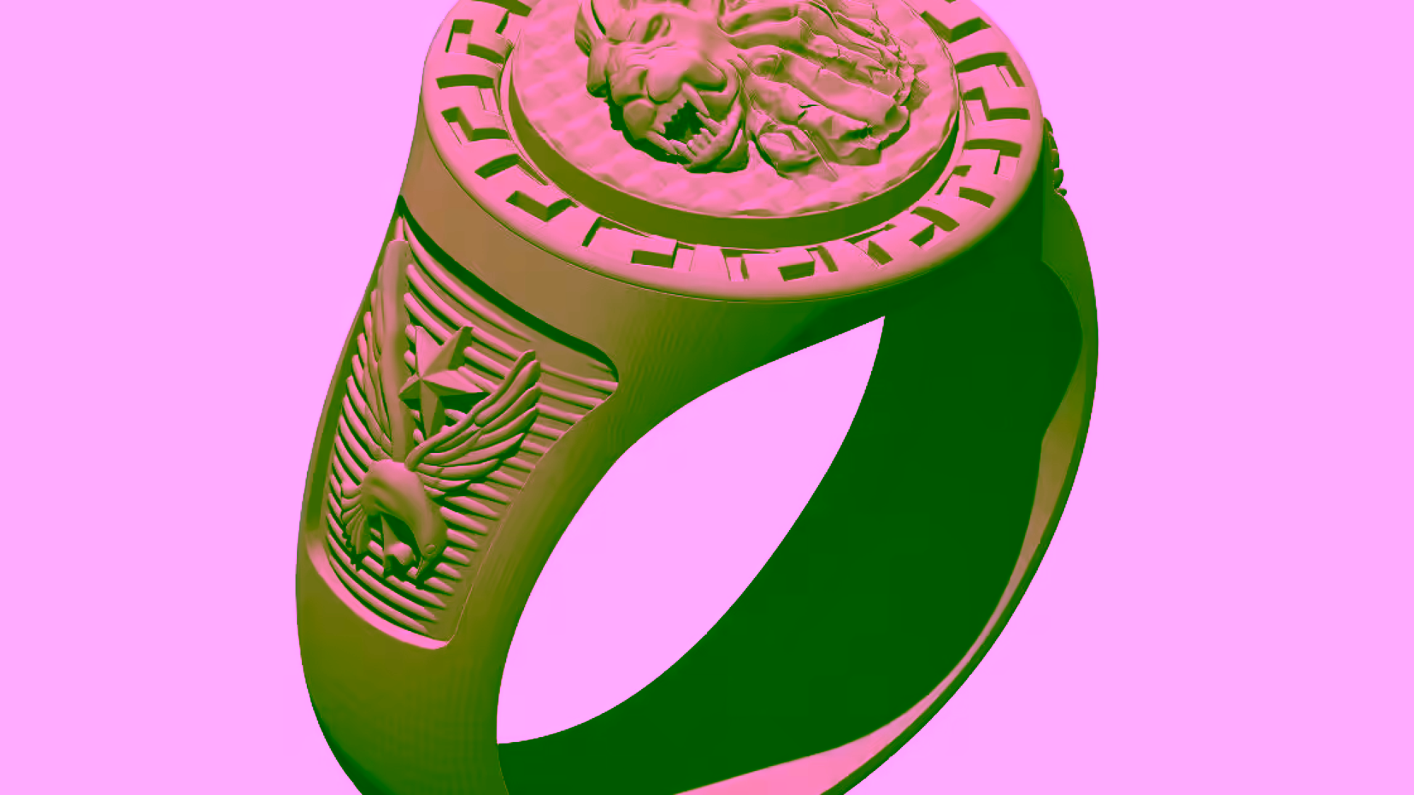 Ring Design 3d Model Free Download A000469