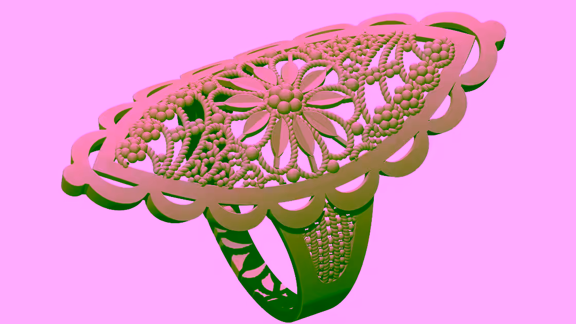 Ring Design 3d Model Free Download A000471