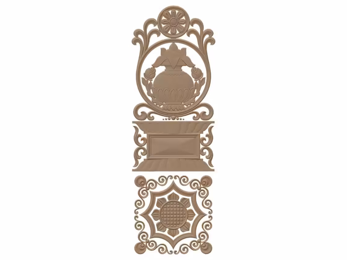 3D Door Design STL file Free Download A000639